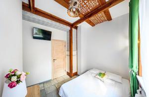 Postel nebo postele na pokoji v ubytování Eco Hostel DROVA