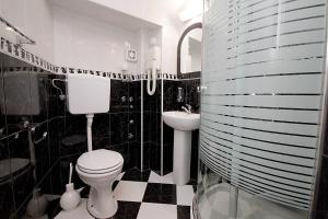 Koupelna v ubytování Apartments Kruna Jovanović