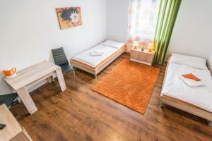 Postel nebo postele na pokoji v ubytování Penzión TIME