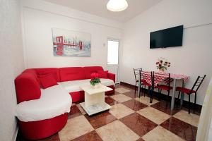 Posezení v ubytování Apartments Kruna Jovanović