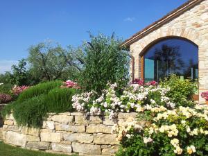 Agriturismo La Torraccia外面的花园