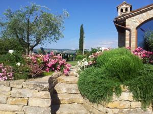 Agriturismo La Torraccia外面的花园