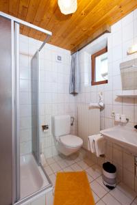 Koupelna v ubytování Apart Kaltenbacher