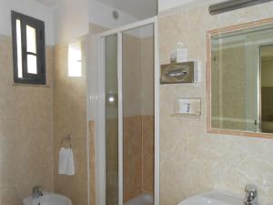 Koupelna v ubytování Hotel Riviera Fiumicino