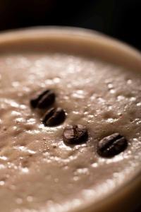 a close up of a bowl of oatmeal with raisins at Le Spinaker in Le Grau-du-Roi
