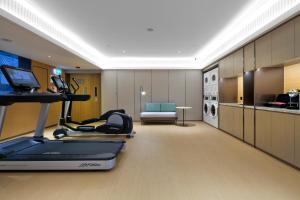 Fitnes oz. oprema za telovadbo v nastanitvi Ji Hotel Orchard Singapore