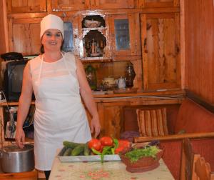 Eten bij of ergens in de buurt van het pension

