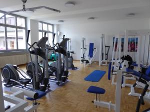 Posilňovňa alebo fitness centrum v ubytovaní Hotel Arenenberg