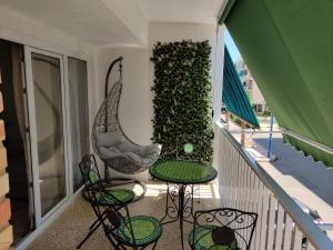 Balkon lub taras w obiekcie Punta Prima beach apt Orihuela Costa