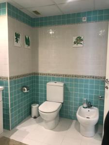 Koupelna v ubytování Habitación en Casa Qerétaro