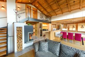 Posezení v ubytování Gams Lodge