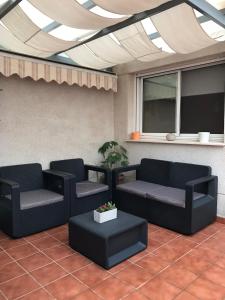 Posezení v ubytování Habitación en Casa Qerétaro