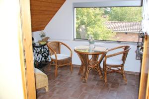Balkón nebo terasa v ubytování Ferienwohnung Morgensonne