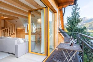 Balkón alebo terasa v ubytovaní Apartamenty Polana Sywarne Zakopane