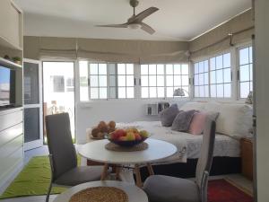 A seating area at Apto/Suite Santa Cruz Tenerife