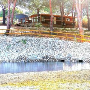 Lanskap alam di dekat country house