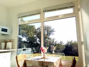 Μπαλκόνι ή βεράντα στο Chalet for two - Dartmouth