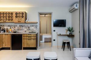Kuchyňa alebo kuchynka v ubytovaní ''SteliosDimitra'' Guest House I in Nafplio