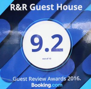 Certificate, award, sign, o iba pang document na naka-display sa R&R Guest House
