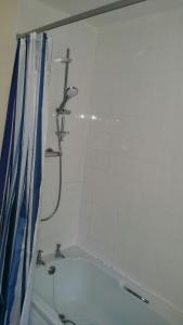 uma casa de banho com banheira e chuveiro em Lerwick Garden Cottage em Inverness
