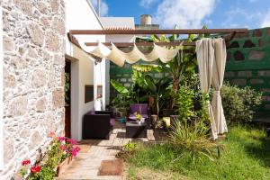 Vonkajšia záhrada v ubytovaní Villa Canaria piscina jacuzzi jardín