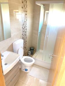 Koupelna v ubytování Apartments Buba Vir