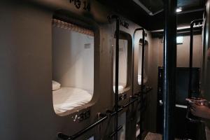 Koupelna v ubytování Capsule Hostel Chiangkhan