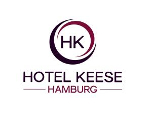 a logo for a hotel keeper hamburger at Hotel Keese in Hamburg