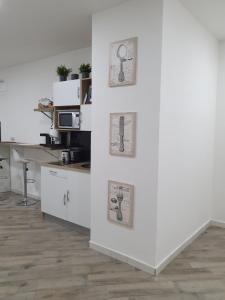 Nhà bếp/bếp nhỏ tại Dimorra Boutique Rooms