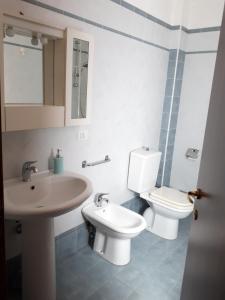 Koupelna v ubytování Casa Mia Miniapartment