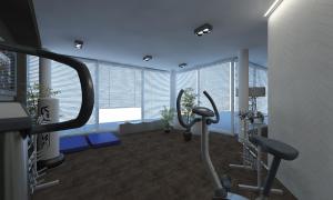 Fitness centrum a/nebo fitness zařízení v ubytování Palace Paulina Luxury Residence