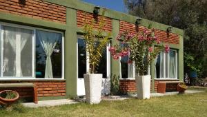 Zahrada ubytování Cabañas y Hotel Ebemys