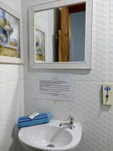 Et badeværelse på Albergue Muzy