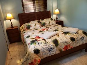 Giường trong phòng chung tại Villa San Antonio - El Valle de Anton