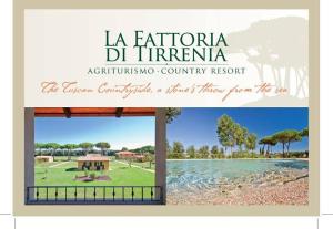 a sign for the la editorica dicentra ni imperatio county resort at La Fattoria di Tirrenia in Tirrenia