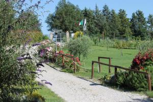A garden outside Poggio Savelli