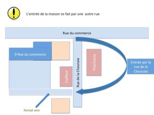 un diagrama de flujo de un diagrama de un sitio web en Chambre équipée avec entrée indépendante, en La Chapelle-Thouarault