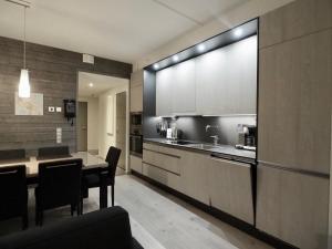 Kuchyň nebo kuchyňský kout v ubytování Levillas Tunturinlaita Apartments