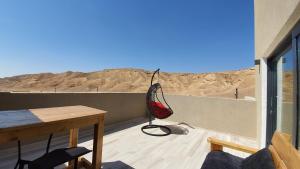 Ein allgemeiner Bergblick oder ein Berglick von des Bed & Breakfasts aus
