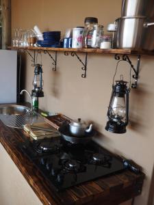 Una cocina o kitchenette en Pure Nature Familodge
