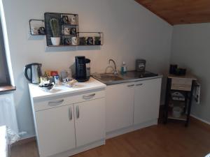 Eldhús eða eldhúskrókur á B&B Circuitez-vous
