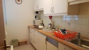 Kuchnia lub aneks kuchenny w obiekcie Wohlfühl - Appartement Fewo Pichlarn Irdning Ferienwohnung