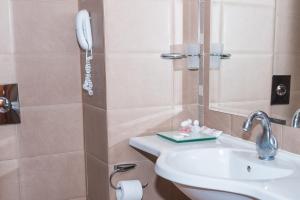 Koupelna v ubytování Hotel Burgas