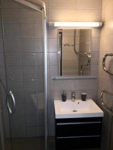 Vonios kambarys apgyvendinimo įstaigoje Apartamentai ,,ASTRA''