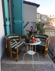 A balcony or terrace at CASA DI BIANCA ATTICO PANORAMICO A CHIETI CENTRO