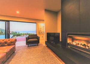 Ruang duduk di The View Lake Tekapo