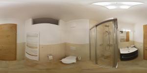 Koupelna v ubytování Appartements Fritzhof