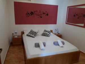 Postel nebo postele na pokoji v ubytování Villa Brasina