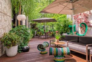 Um jardim em SO/ Berlin Das Stue