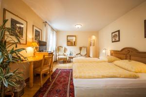 Postel nebo postele na pokoji v ubytování Hotel-Restaurant Hackteufel